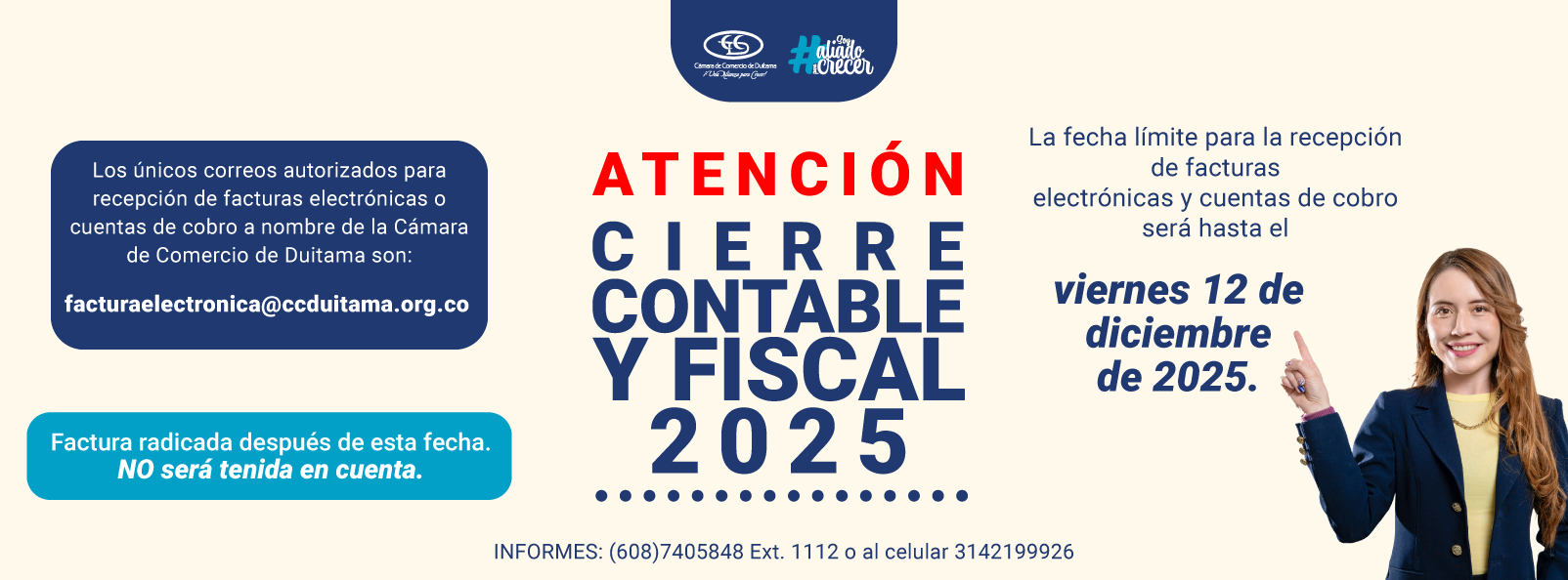 Cierre contable y fiscal 2025 CCD